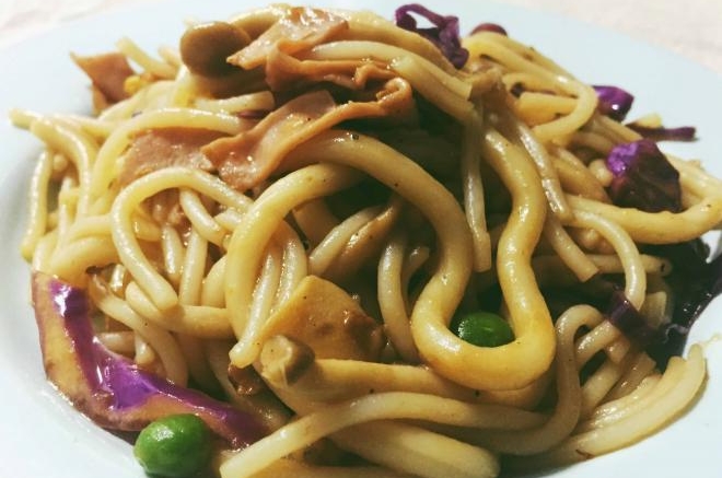 杂蔬炒面