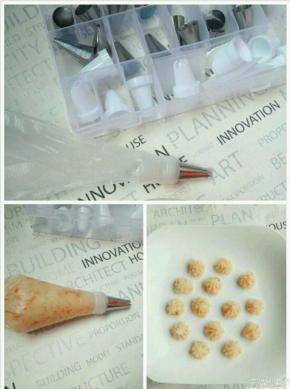 这一步就可以直接给宝宝吃了。然后我做了一点造型