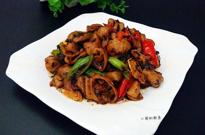 爆炒大肠(附大肠洗法)