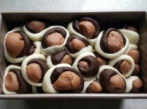 9．发酵结束后（模具的九分满）。