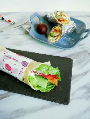 好吃的鸡肉卷就完成啦