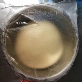 揉好的面团室温发酵30分钟