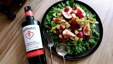 9．最后上面可以摆切好的无花果，作为装饰。