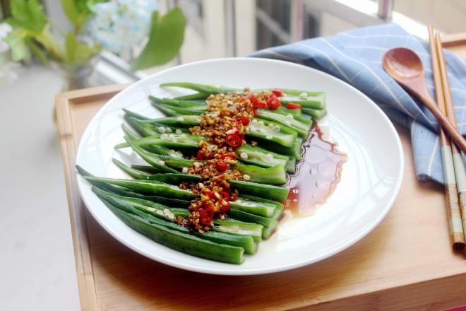 凉拌秋葵