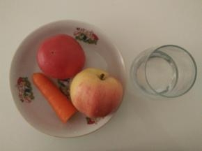 准备好食材。