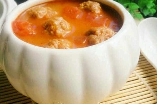 番茄丸子汤