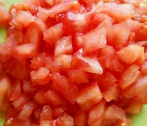 西红柿去皮切丁