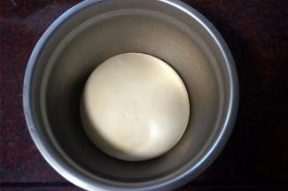 这是发酵好的中种面团。