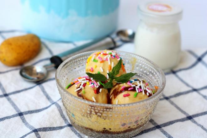 酸奶芒果冰淇淋