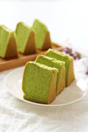 跟抹茶戚风一样好看的菠菜蛋糕