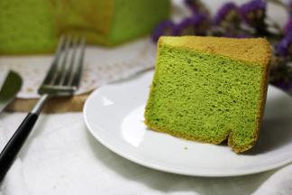 很有颜值的菠菜蛋糕，低糖低油更健康