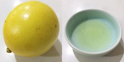 取25g柠檬汁，没有柠檬汁用白醋代替也可以