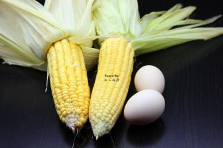 准备食材：新鲜玉米、土鸡蛋、蜂蜜等；