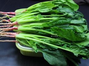 准备好新鲜菠菜；