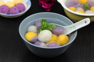 三味汤圆，好看还营养。