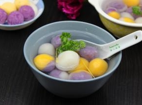 三味汤圆，好看还营养。
