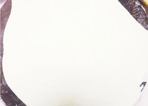 面团取出擀成薄片，黄油放在面团中间，两边折起包住黄油，边角用边压紧，再对折，完成第一次四折。