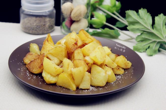 无油椒盐土豆块