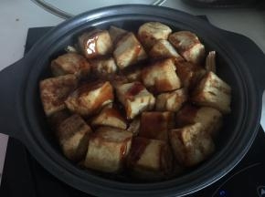淋入适量开水