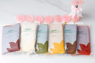 1 准备好桃山皮和喜欢的馅料