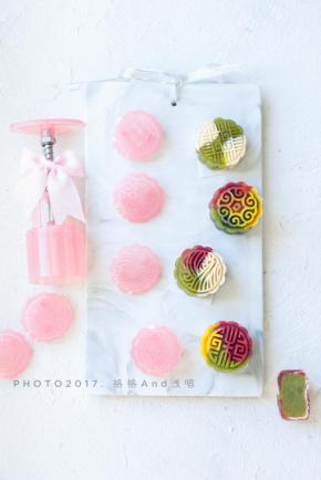 以上材料使用于学厨50g模具制作10个桃山皮月饼~可根据自己想要制作的量来调整