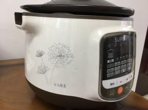 汤锅准备煲汤程序两小时