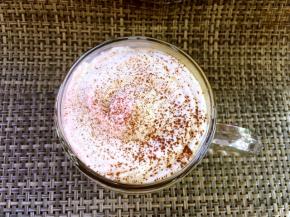 筛一点可可粉装饰