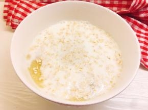 放入燕麦