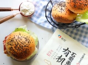 成品图汉堡。！