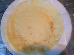 将所有的面液全部摊成饼