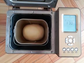 发酵完成，大概是发大2倍的样子