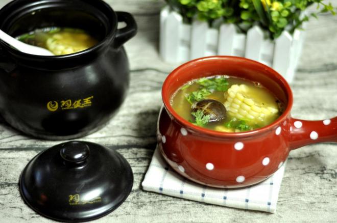 玉米鸡丁烧冬瓜汤