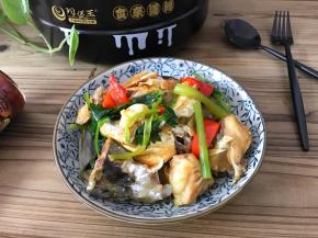 美味的焗鱼头。