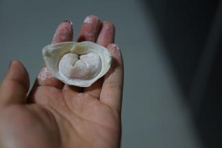 小小的元宝馄饨就做好了