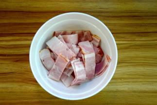 培根切小片