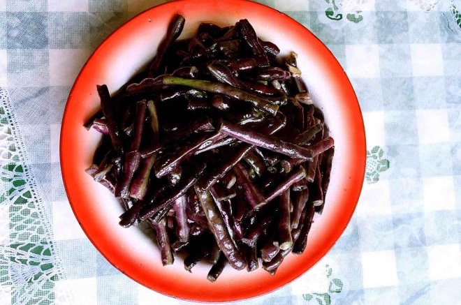 清炒秋豆