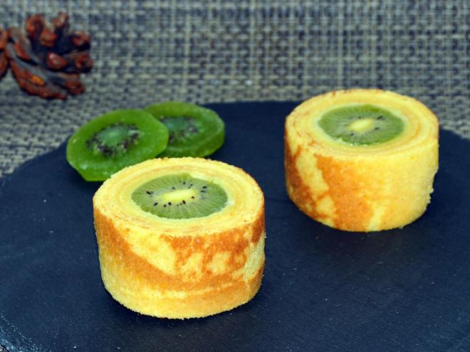 奇异果年轮蛋糕卷