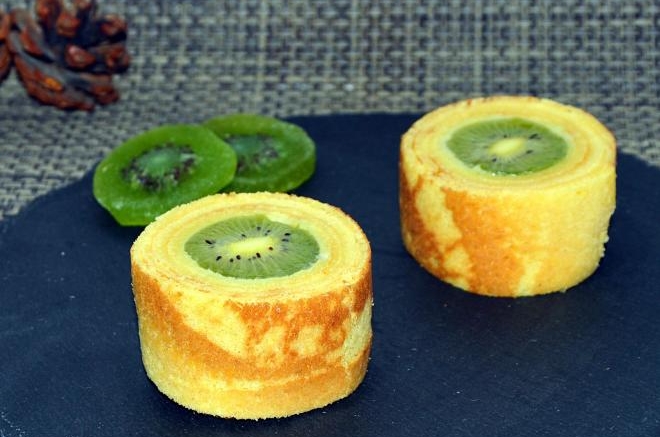 奇异果年轮蛋糕卷