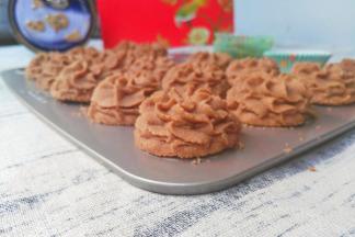 看看曲奇侧面层次不错吧？