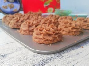 看看曲奇侧面层次不错吧？