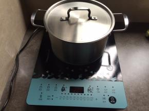 启动，电磁炉，选择煲汤，功能；