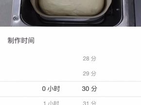 启动发酵程序30分钟,天热也可取出放入干净的盆中常温发酵30分钟左右
