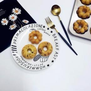 烤箱版甜甜圈，少油更健康。