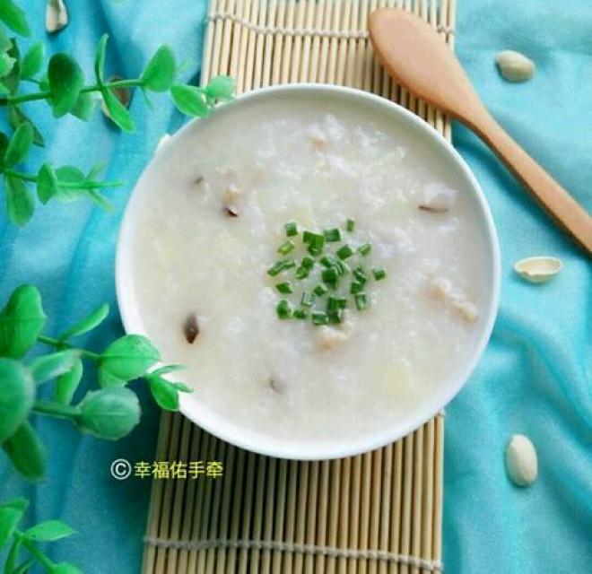 土豆香菇肉末粥