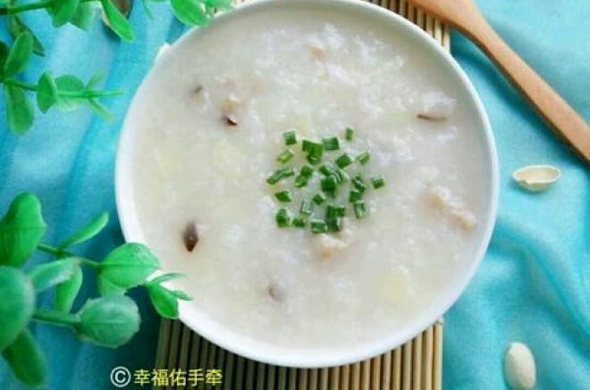 土豆香菇肉末粥