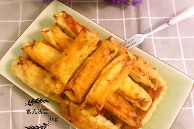 槐花牛肉馅锅贴(内含槐花储存方法)