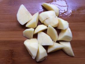 土豆切块