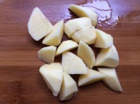 土豆切块