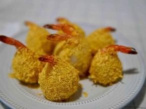 依次做好所有的土豆虾球