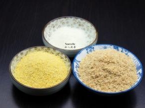 准备食材：小米、麦胚、白砂糖